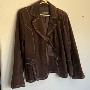 Brown Suede Womens jacket